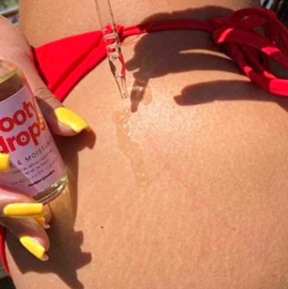 Booty Drops Butt & Thigh Crystal Infused Oil