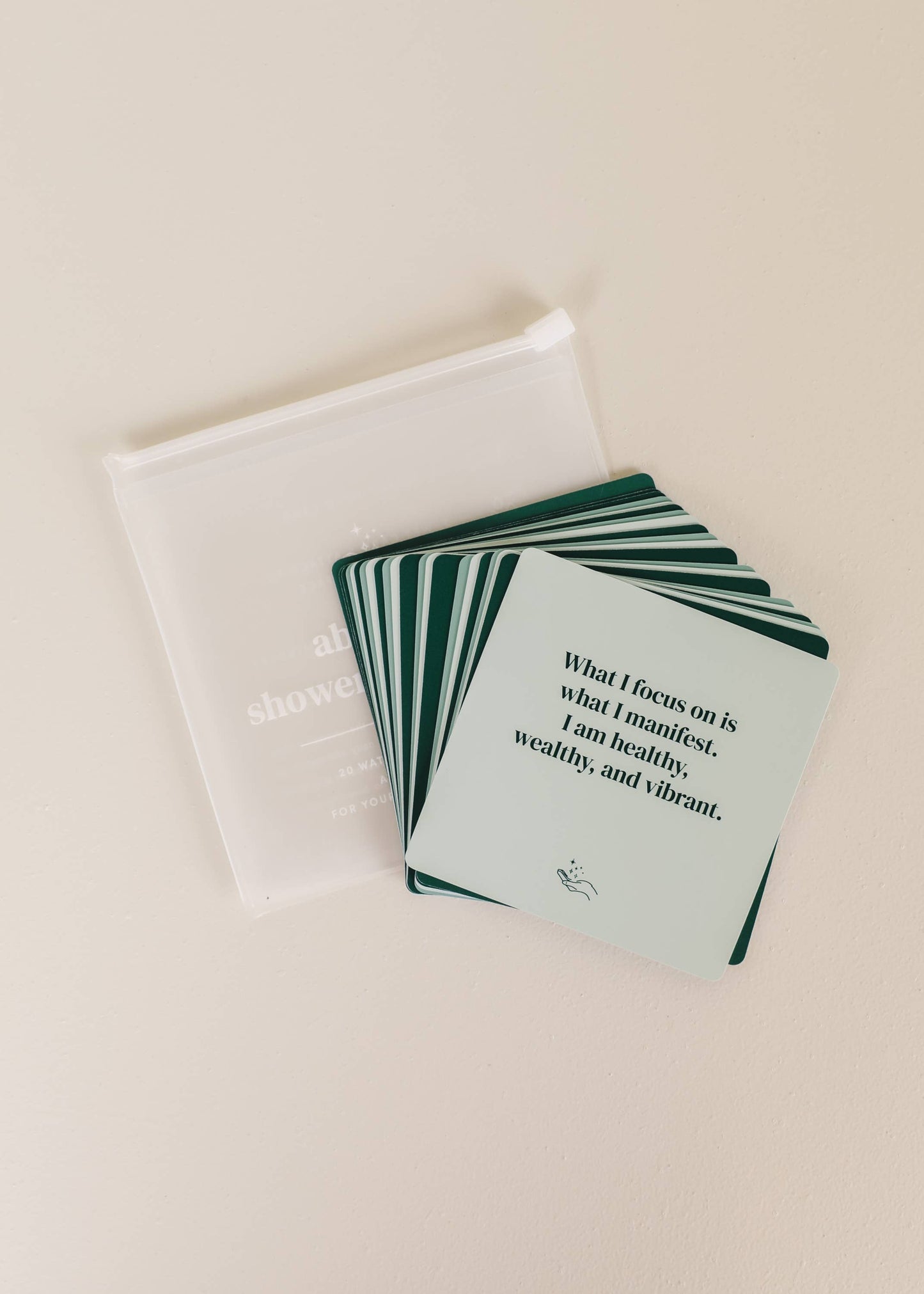 Shower Affirmation™ Cards - Abundance