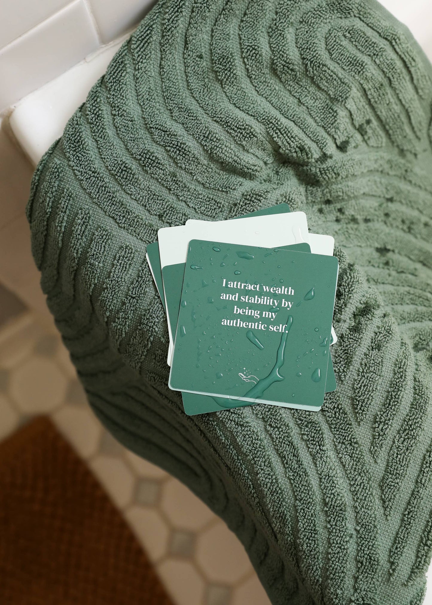 Shower Affirmation™ Cards - Abundance