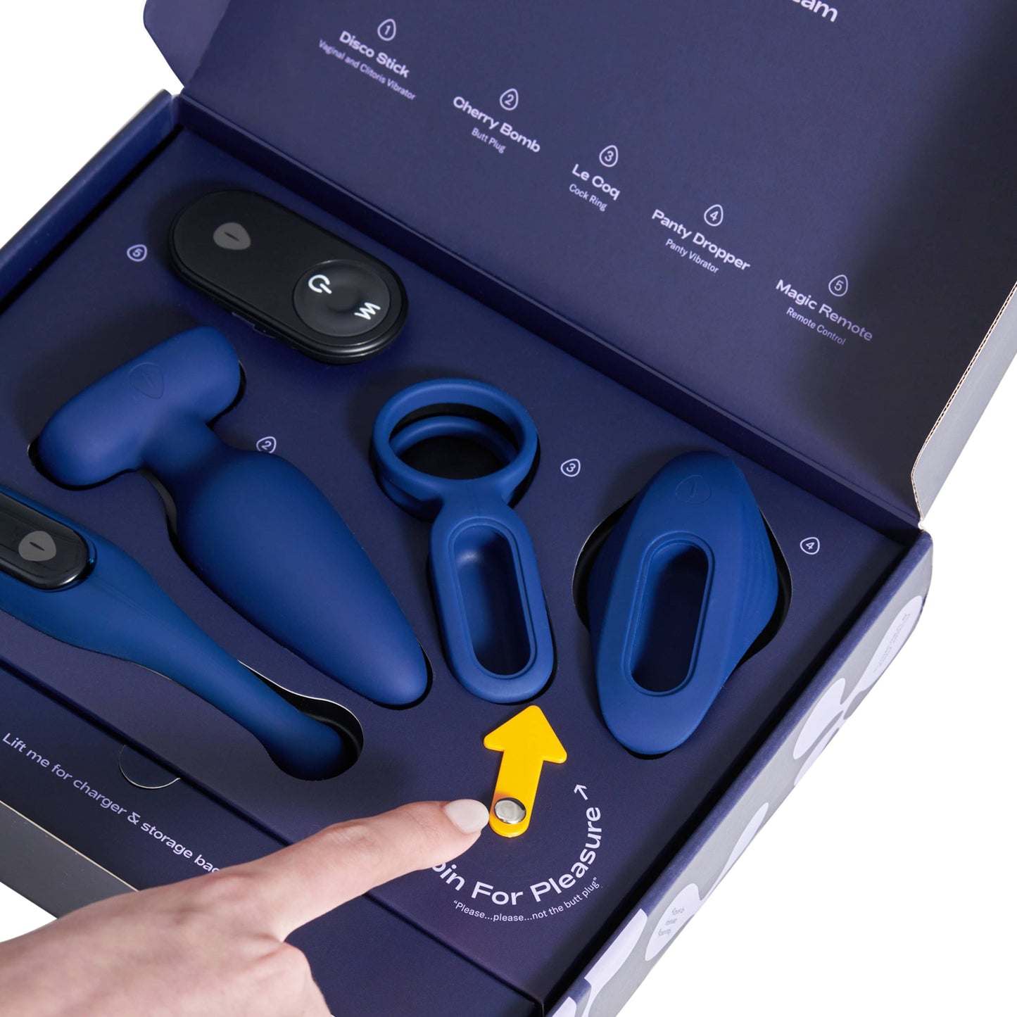 The Dream Team | Couples vibrator set | Navy Blue