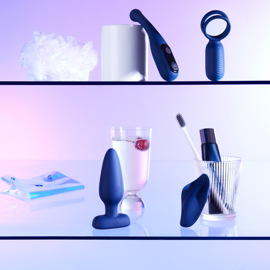 The Dream Team | Couples vibrator set | Navy Blue