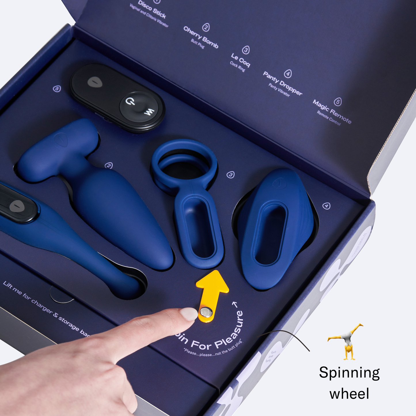 The Dream Team | Couples vibrator set | Navy Blue