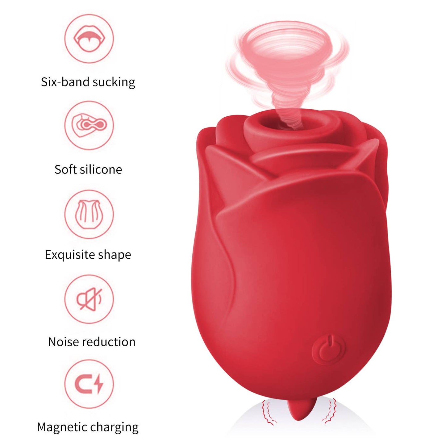 Small Rose and tongue 2 in 1 Adult Sex Toys