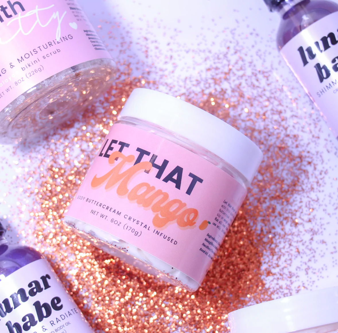 Let That Mango Crystal Infused Body Butter