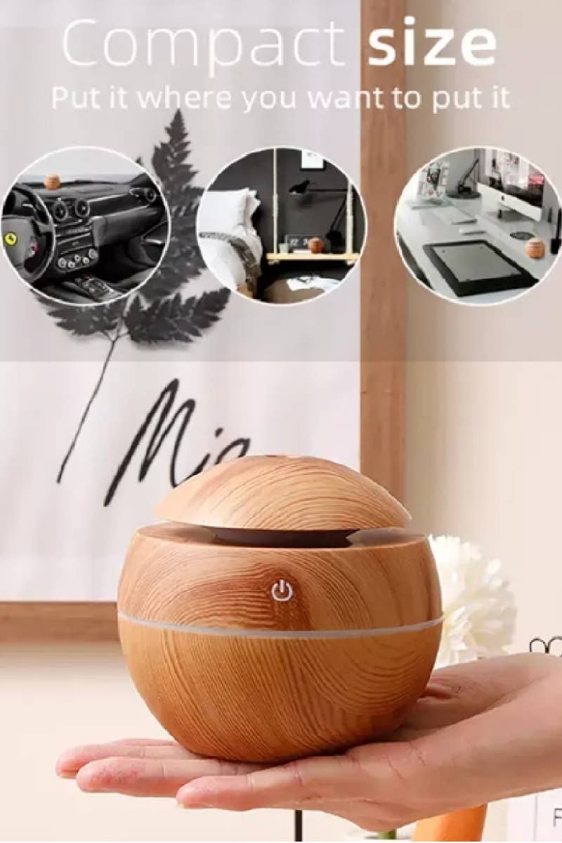 ,,,,_...._ SI-26745 Tik Tok Mini Ultrasonic Humidifier Aroma Therapy Di